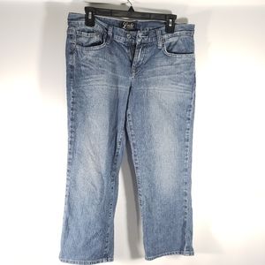 Lucky Brand Dungarees Classic Rider Crop Jeans